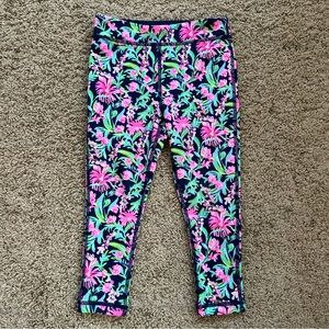 Lilly Pulitzer UPF 50+ Luxletic Girls Mini Weekender Legging - Garden Variety